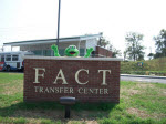 This is a thumbnail photograph of the grand opening festivities of the FACT Transfer Center